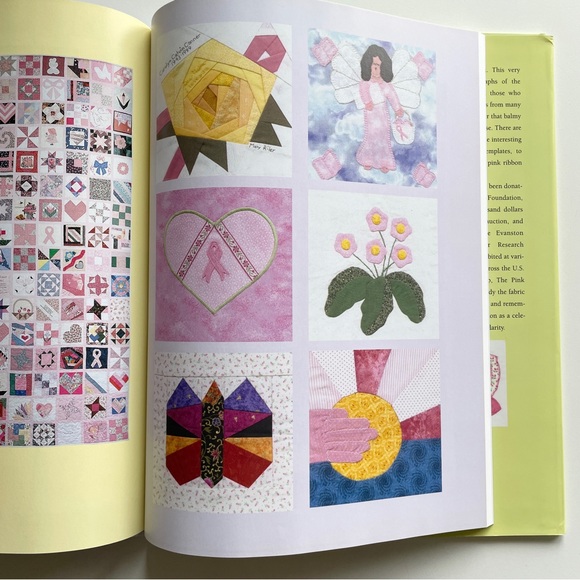 Threaded Together: The Pink Ribbon Quilt Project Hardcover Book 2008 - Picture 13 of 16